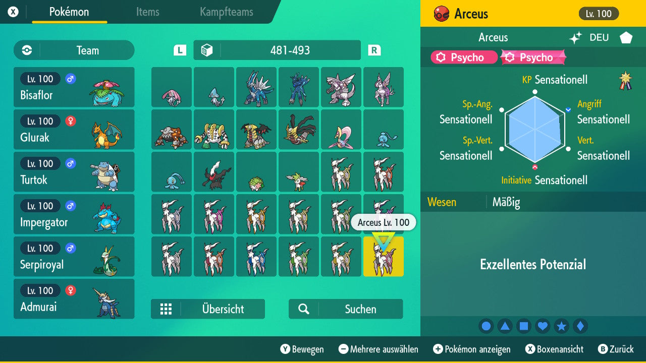 #493 Arceus Psycho PVP
