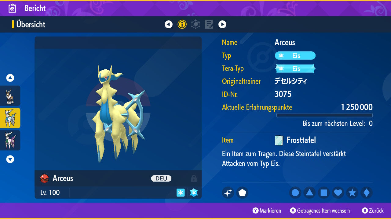 #493 Arceus Ice PVP