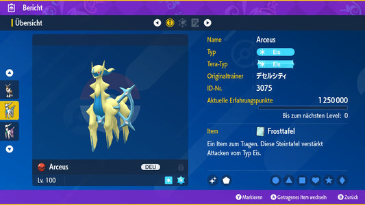 #493 Arceus Ice PVP