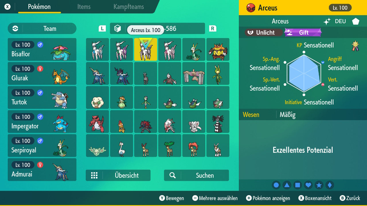 #493 Arceus Dark PVP