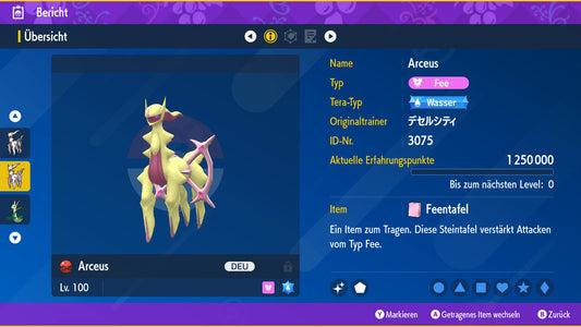#493 Arceus Fairy PVP
