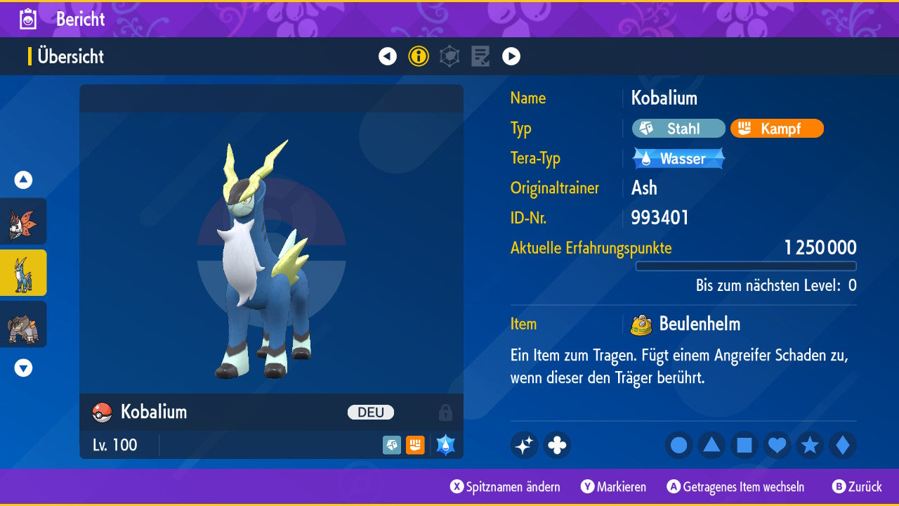 #638 Cobalion PVP