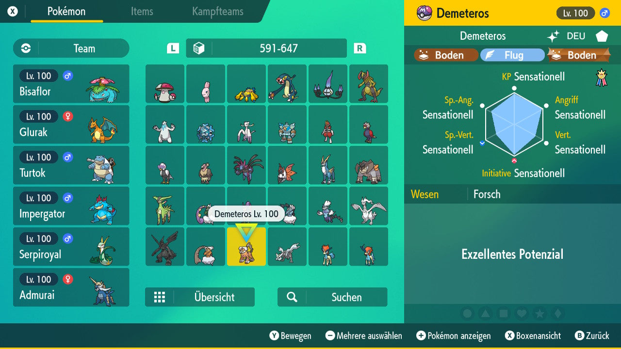 #645 Landorus Animal Spirit Form PVP