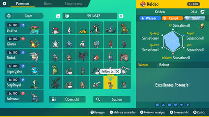 #647 Keldeo Standardform PVP
