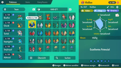 #666 Vivillon Schneefeldmuster PVP SV