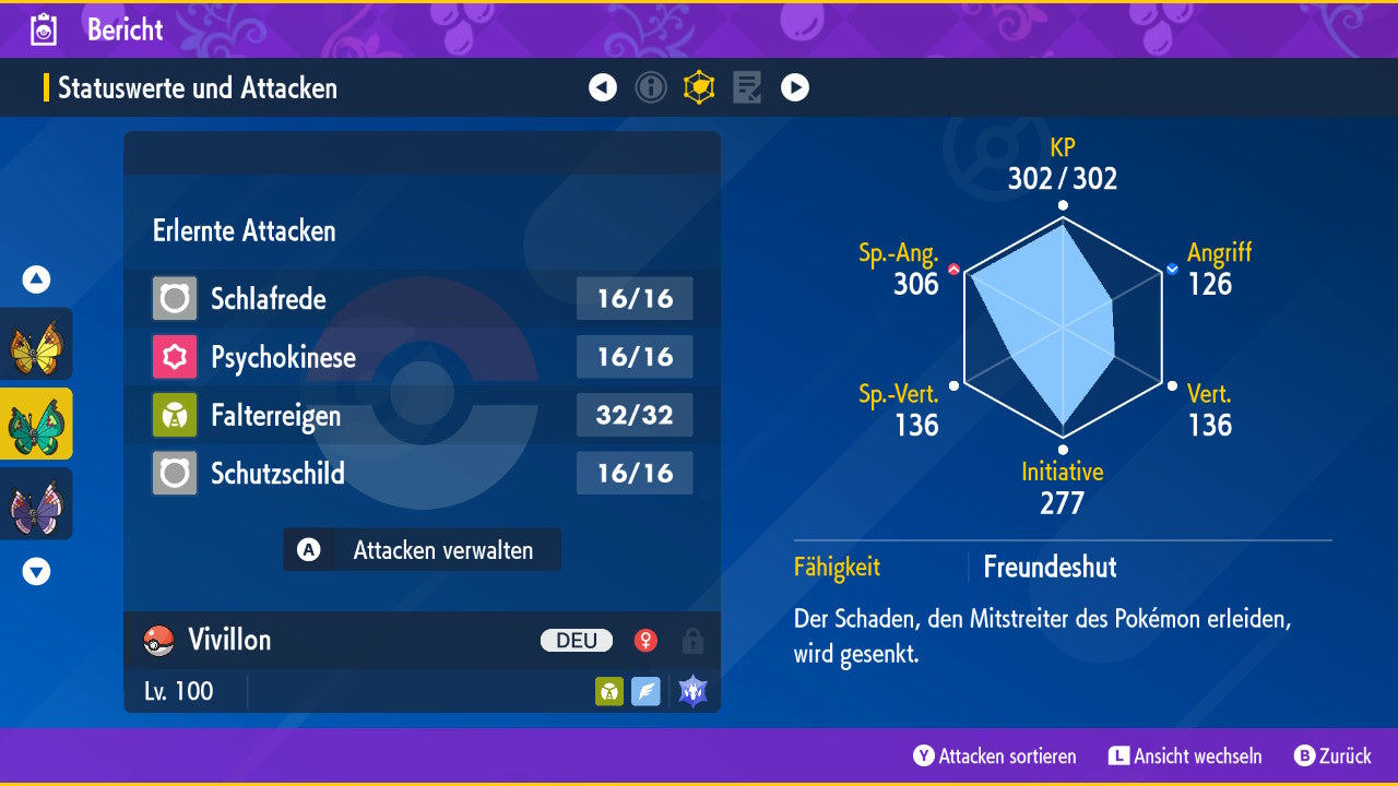 #666 Vivillon Ziergartenmuster PVP SV