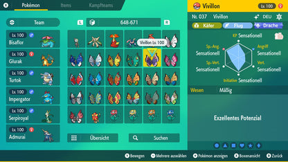 #666 Vivillon Prunkmuster PVP SV