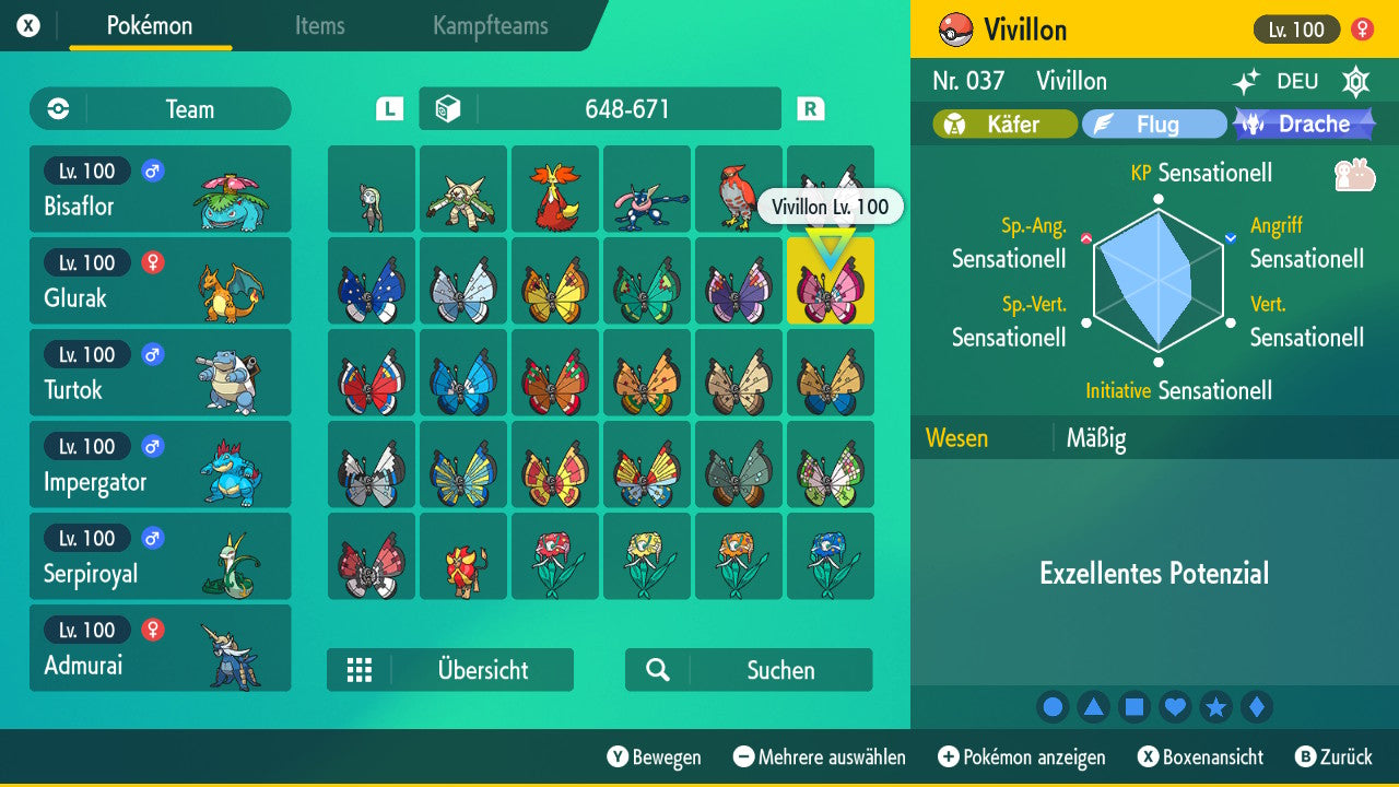 #666 Vivillon Innovationsmuster PVP SV