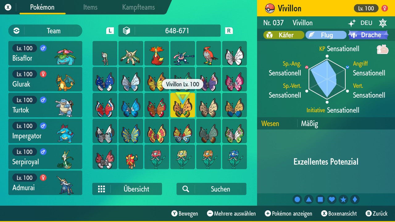 #666 Vivillon Dürremuster PVP SV