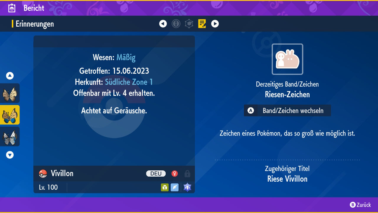 #666 Vivillon Flussdeltamuster PVP SV