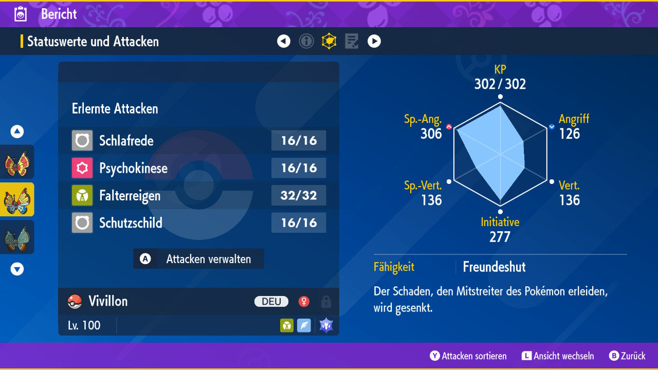 #666 Vivillon Ozeanmuster PVP SV