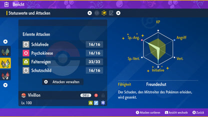#666 Vivillon Fantasy Pattern PVP