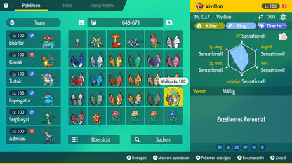 #666 Vivillon Fantasy Pattern PVP