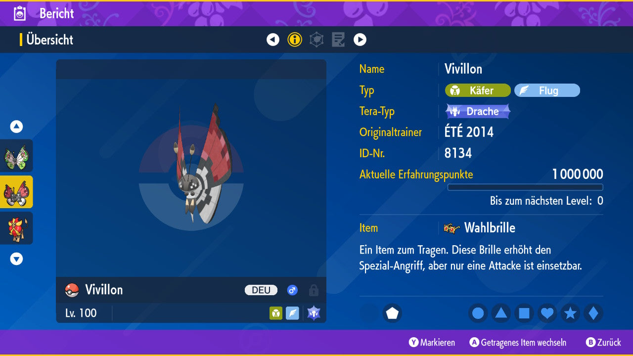 #666 Vivillon Pokéball Pattern PVP