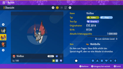 #666 Vivillon Pokéball Pattern PVP