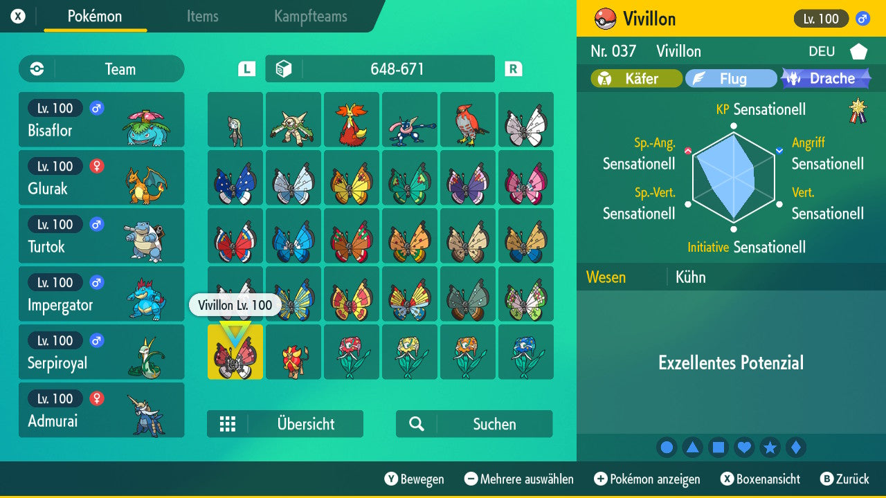 #666 Vivillon Pokéball Pattern PVP