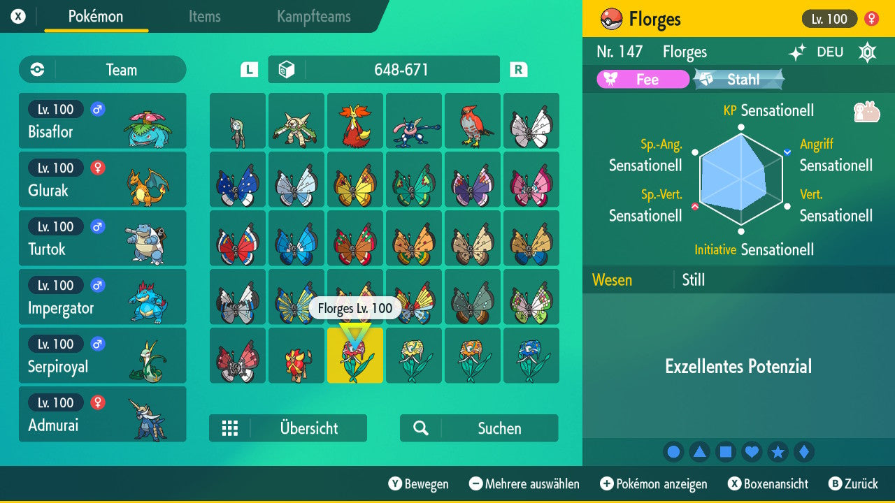 #671 Florges Redblood PVP