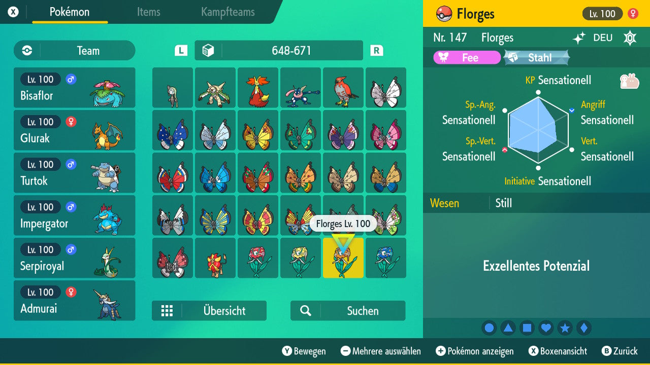 #671 Florges Orangeblood PVP