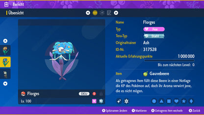 #671 Florges Blaublütler PVP SV