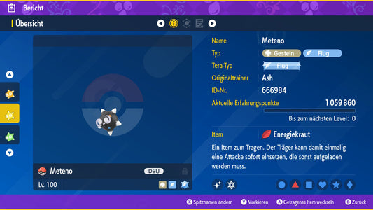 #774 PVP à noyau jaune Meteno