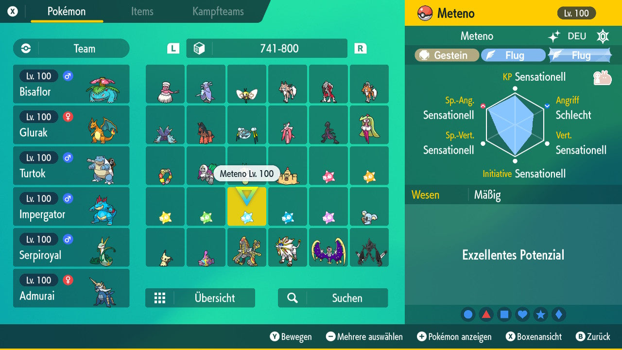 #774 Meteno Light Blue Core PVP