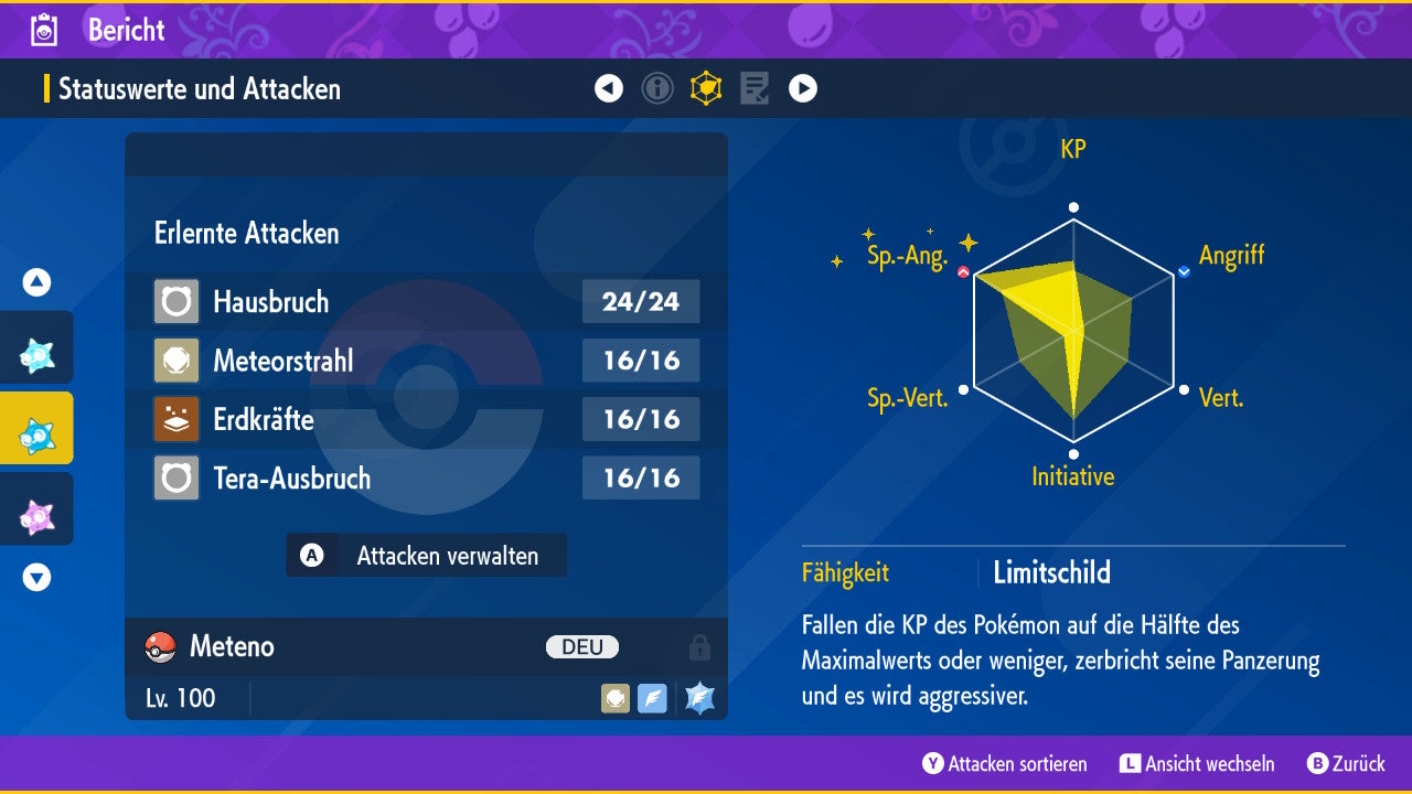 #774 Meteno Blue Core PVP