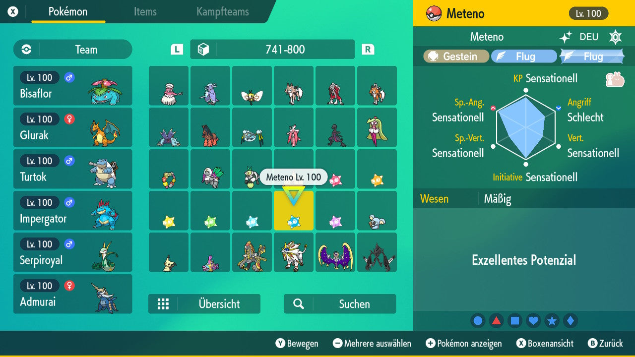 #774 Meteno Blue Core PVP