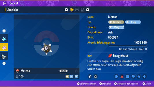 #774 Meteno Violetter Kern PVP