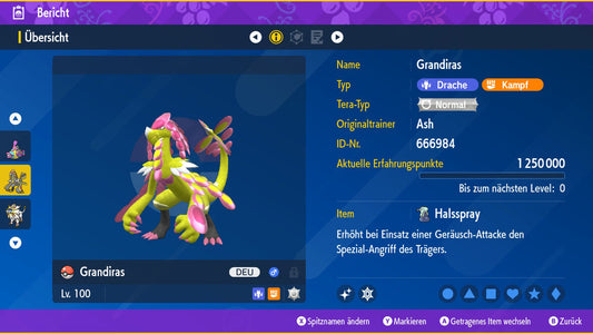 #784 Grandiras PVP