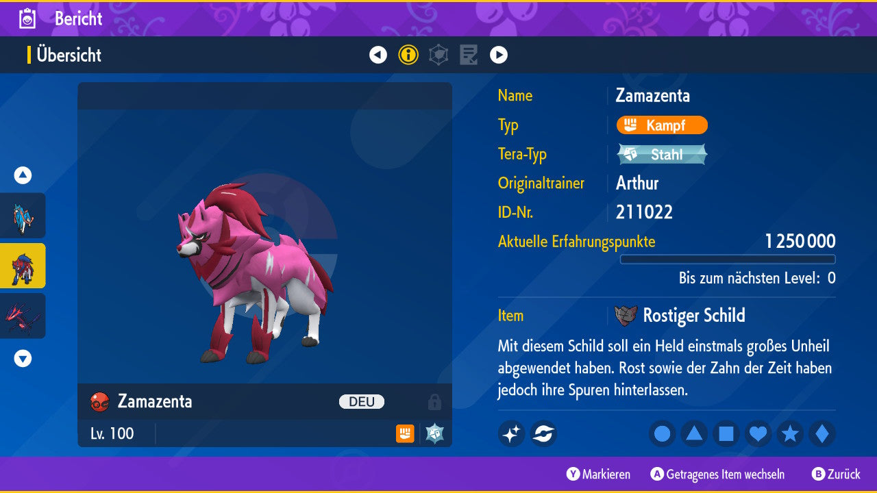 #889 Zamazenta PVP