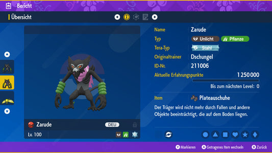 #893 Zarude Papa PVP