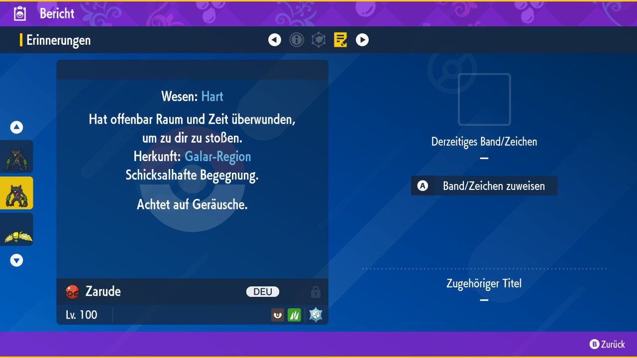 #893 Zarude Papa PVP