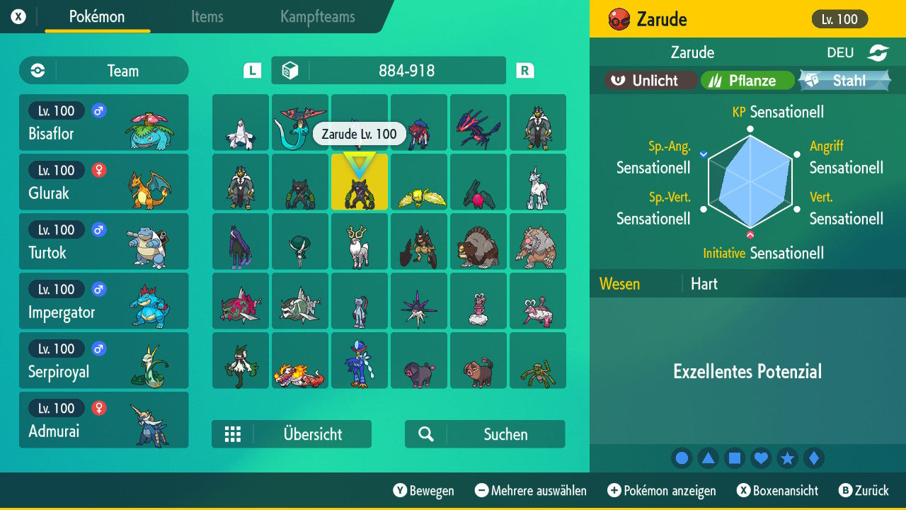 #893 Zarude Papa PVP
