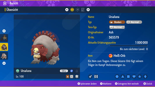 #901 Ursaluna PVP