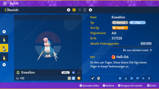 #931 Krawalloro Bluefeathered PVP