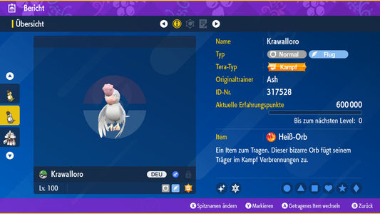 #931 Krawalloro White-feathered PVP