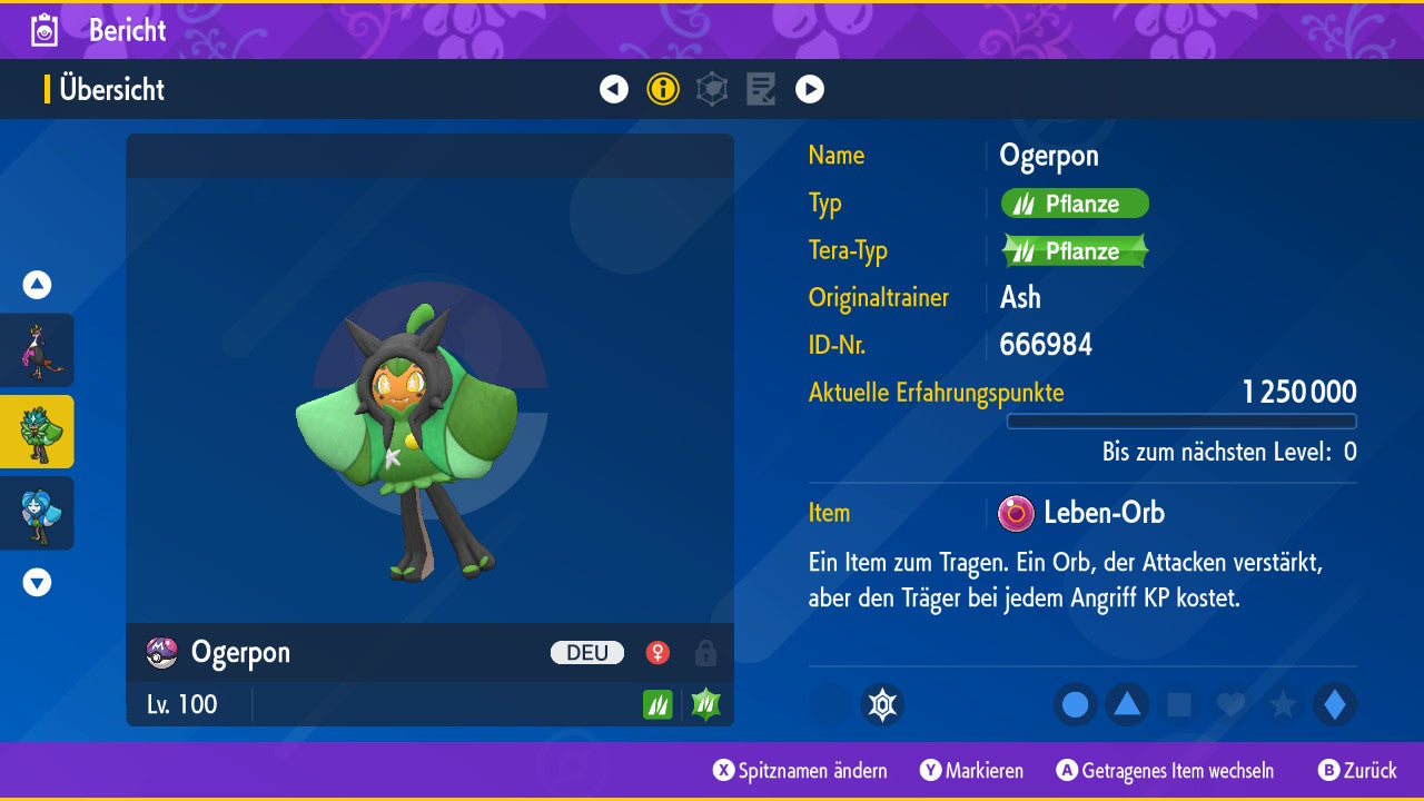 #1017 Ogrepon Turquoise Mask PVP