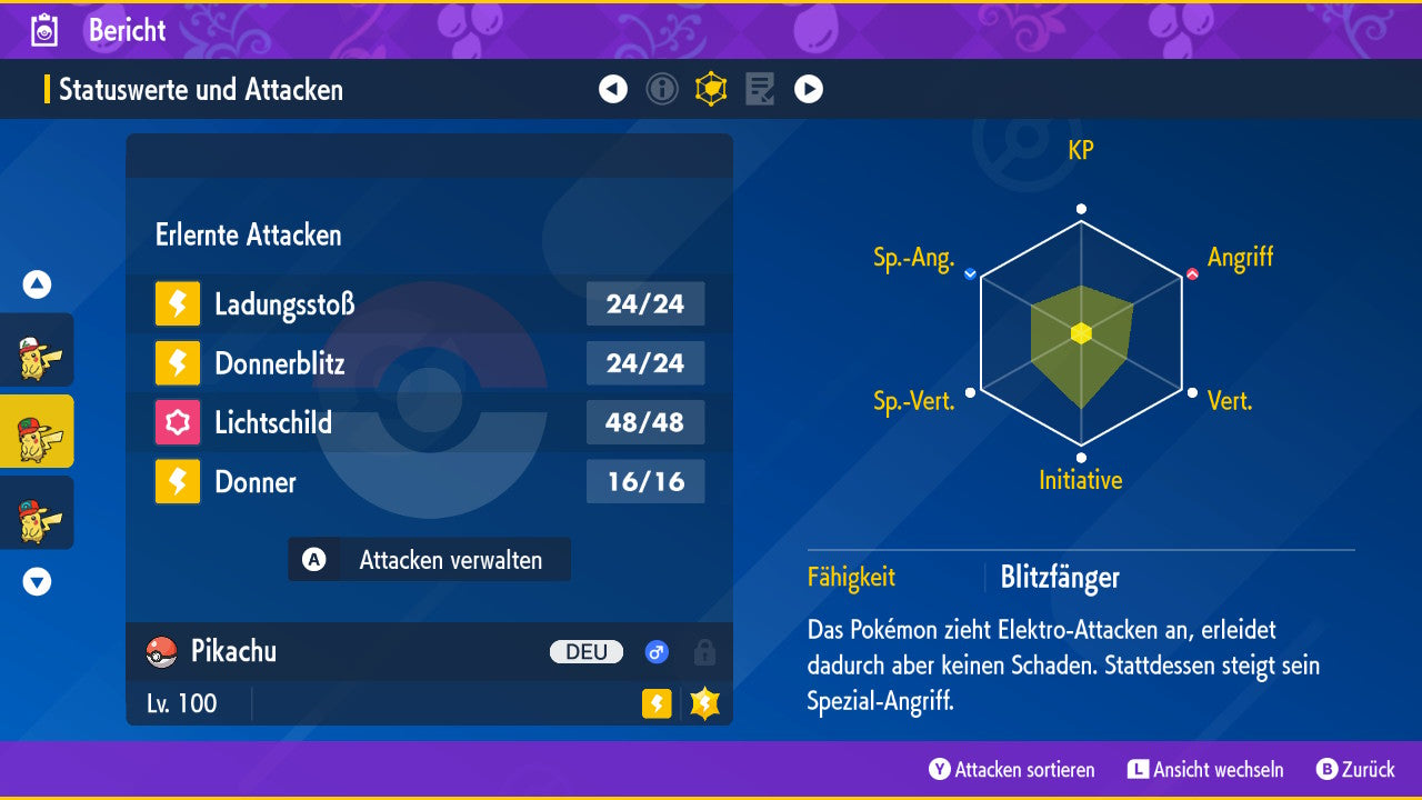 #25 Pikachu Hoenn-Kappe