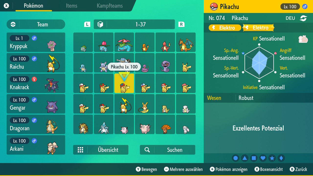 #25 Pikachu Sinnoh-Kappe