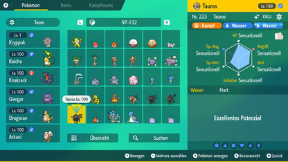 #128 Tauros-Paldea Flutenvariante