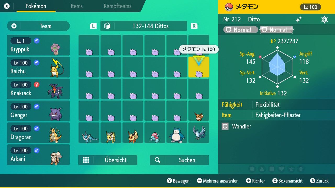 #132 Ditto Moderate