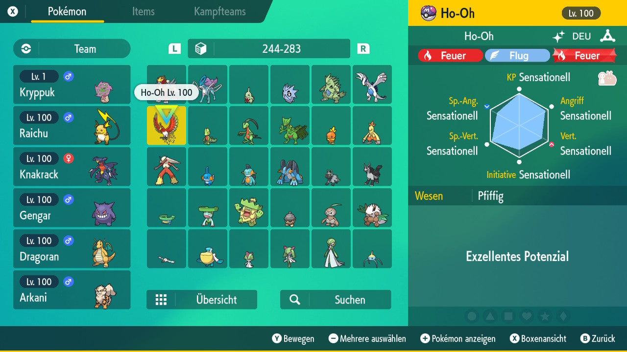 #250 Ho-Oh SV