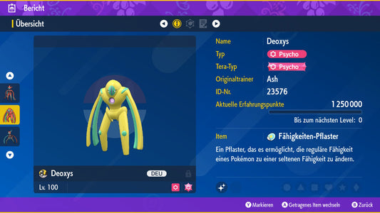#386 Deoxys Verteidigungsform