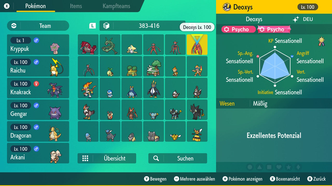 #386 Deoxys Verteidigungsform