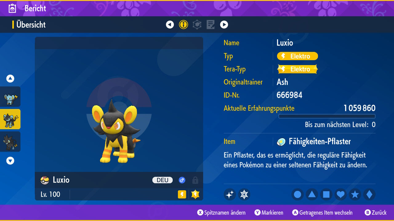 #404 Luxio