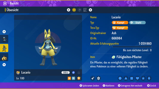 #448 Lucario