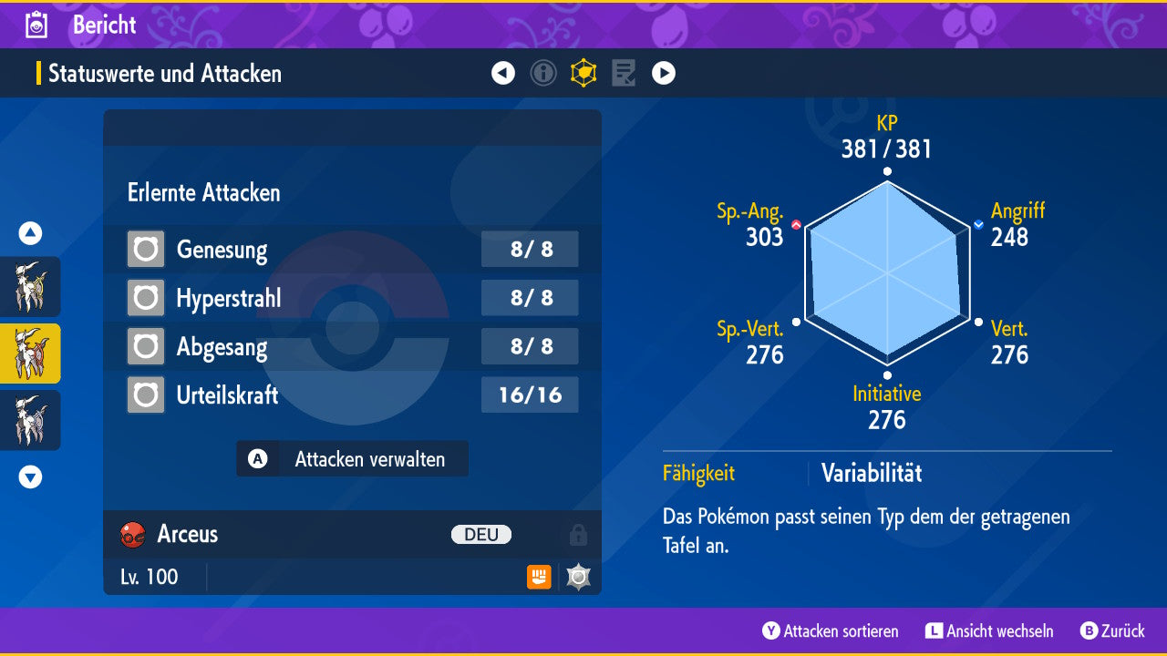 #493 Arceus Kampf