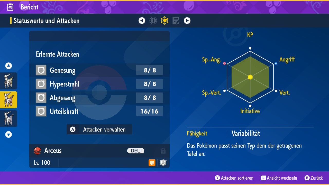 #493 Arceus Kampf