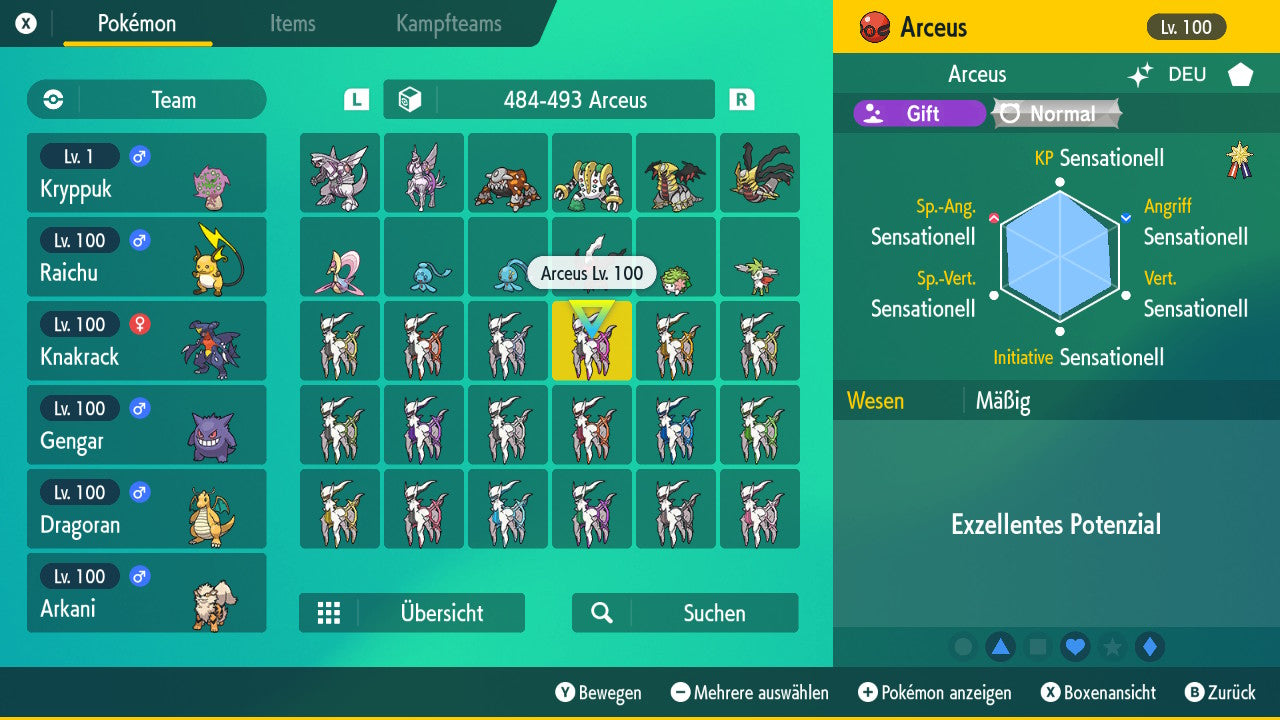 #493 Arceus Venom
