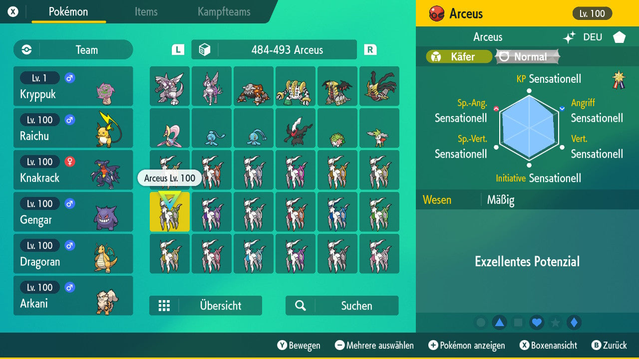 #493 Arceus Beetle